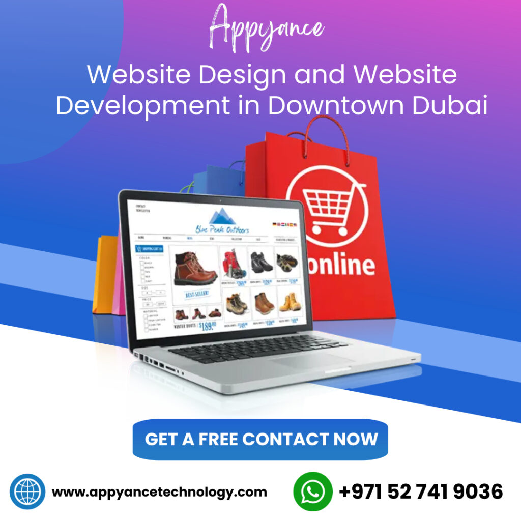Website Design and Website Development in Downtown Dubai
